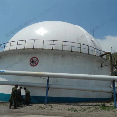 Katusekambri topeltmembraaniga biogaasi hoidlad